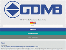 Tablet Screenshot of gdmb.de